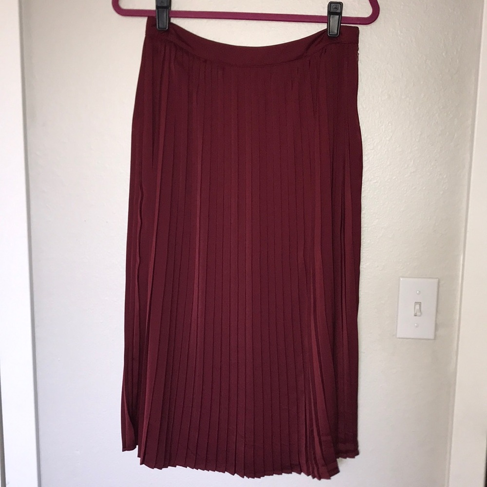 Mossimo Midi Pleated Skirt